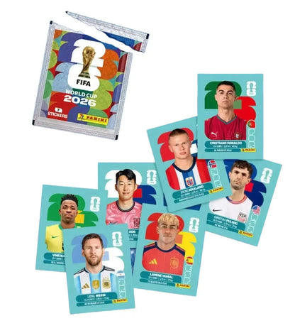[Live Open] Panini FIFA World Cup 2026 Sticker Collection: 50-Pack Box - 350 Stickers Total - [International Edition]