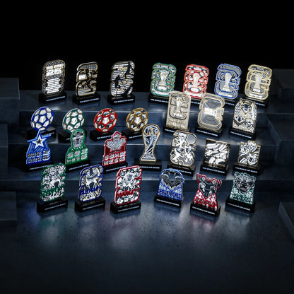 FIFA World Cup 2026 Mascots Clutch Maple Zayu LED Light up Figurine, Plug-In Night Light Collectible Memorabilia Decor for Home Office Desk, Gift for Kids Teens Adults Sports Fan