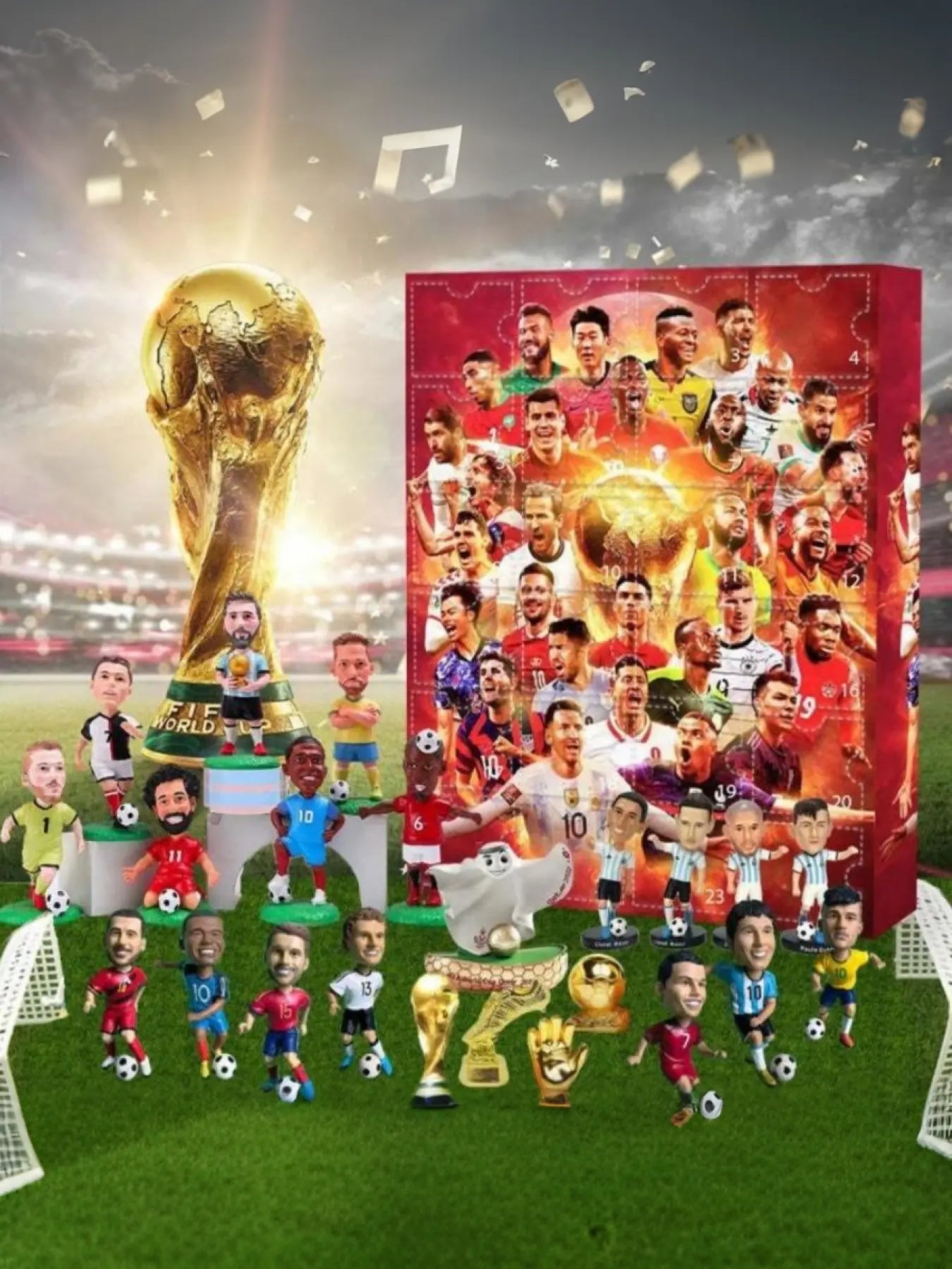 World Cup Advent Calendar World Cup Football Blind Box Interesting Character Desktop Display