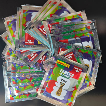[Live Open] Panini FIFA World Cup 2026 Sticker Collection: 50-Pack Box - 350 Stickers Total - [International Edition]