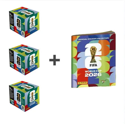 [Live Open] Panini FIFA World Cup 2026 Sticker Collection: 50-Pack Box - 350 Stickers Total - [International Edition]