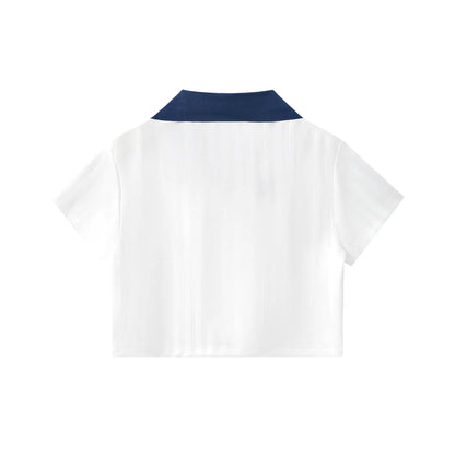 Women'S Colombia Crop Soccer Tee - Retro Fútbol Heritage Sports Clothing, Striped Shirt, Apparel Jersey for Soccer Fans, Latina Gift
