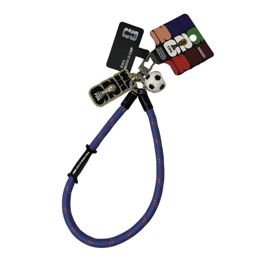 [Limited Edition New Product] MINISO FIFA World Cup 2026 Series Mini Soccer Ball Phone Strap Ornament Keychain Cute Gift