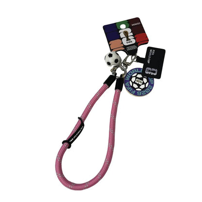 [Limited Edition New Product] MINISO FIFA World Cup 2026 Series Mini Soccer Ball Phone Strap Ornament Keychain Cute Gift