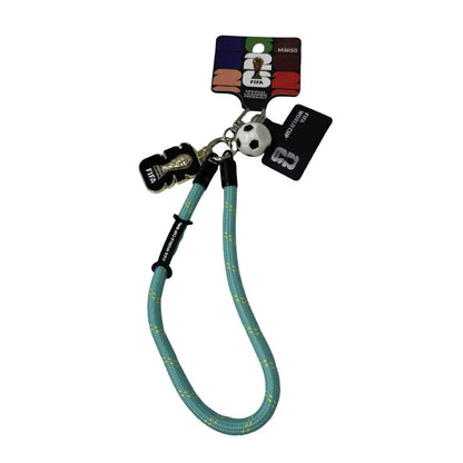 [Limited Edition New Product] MINISO FIFA World Cup 2026 Series Mini Soccer Ball Phone Strap Ornament Keychain Cute Gift