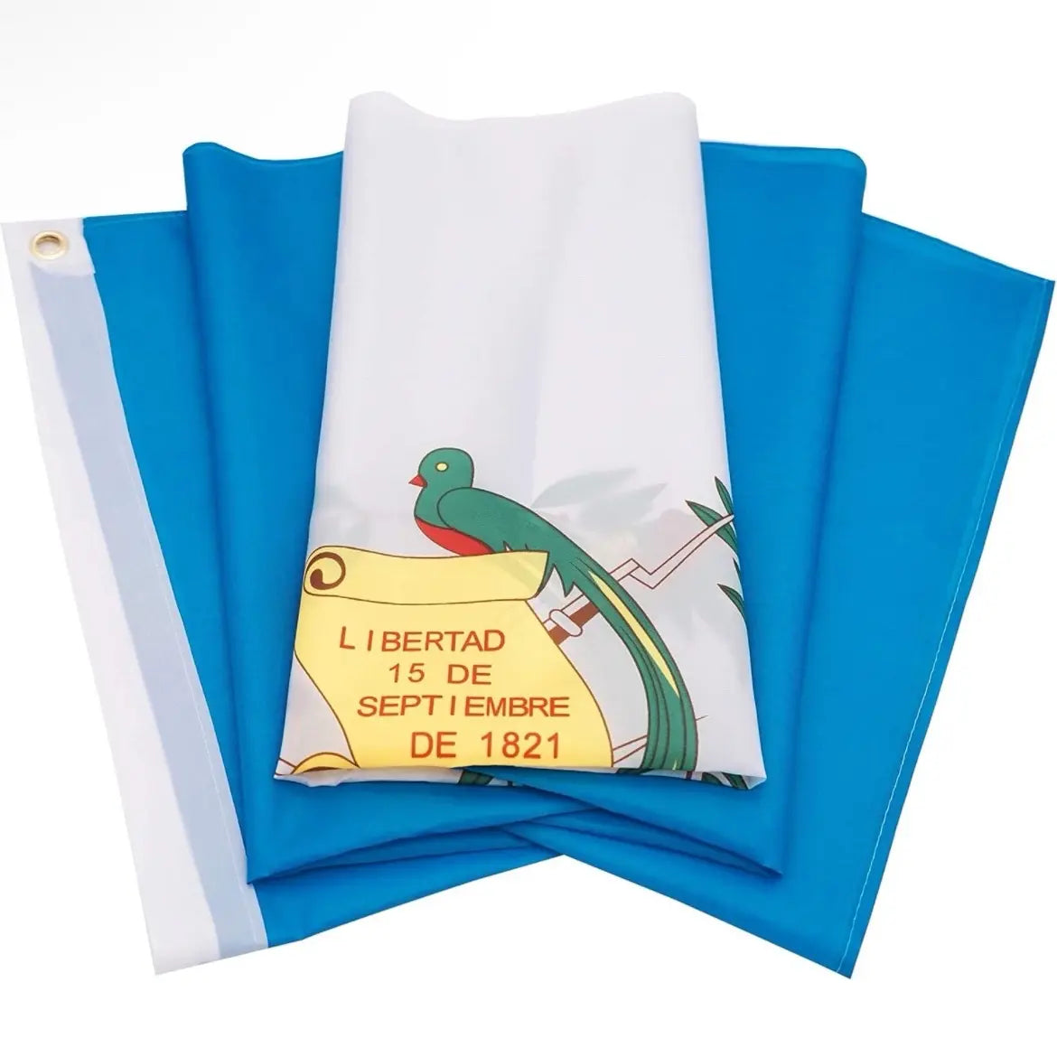 Guatemala Flag 3X5 FT, Thicker 100D Polyester, Double Stitched Guatemala National Flags, Quality 3X5 Ft with Brass Grommets for Indoor Outdoor Use