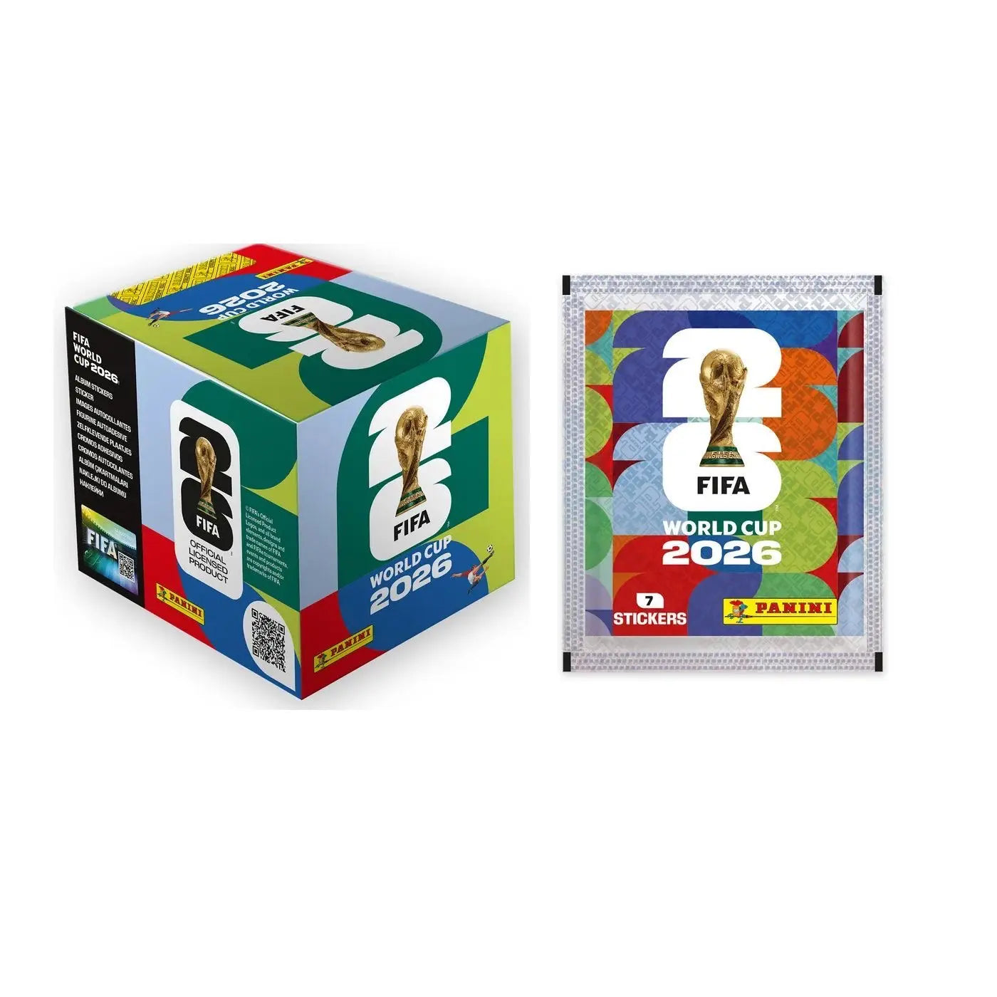 [Live Open] Panini FIFA World Cup 2026 Sticker Collection: 50-Pack Box - 350 Stickers Total - [International Edition]