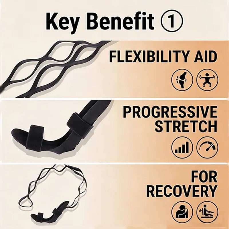 Rehabilitation Training Ligament Stretch Band Ankle Joint Correction Foot Drop Stroke Hemiplegia Yoga Stretching Band