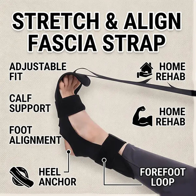 Rehabilitation Training Ligament Stretch Band Ankle Joint Correction Foot Drop Stroke Hemiplegia Yoga Stretching Band