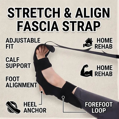Rehabilitation Training Ligament Stretch Band Ankle Joint Correction Foot Drop Stroke Hemiplegia Yoga Stretching Band